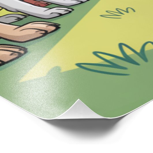 Dachshunds Little Dog, Big Attitude Foto Afdruk (Hoek)