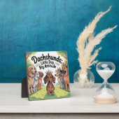 Dachshunds Little Dog, Big Attitude Fotoplaat (Insitu)