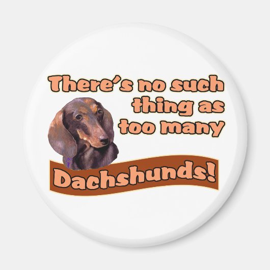 DACHSHUNDS MAGNEET (Voorkant)
