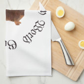 Dachshunds maken mijn wereld theedoek (Quarter Fold)