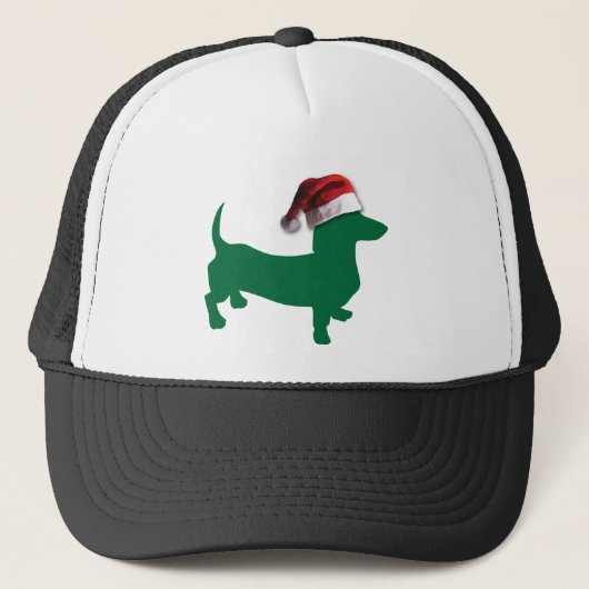 Dachshunds met kerstPetten Trucker Pet (Voorkant)