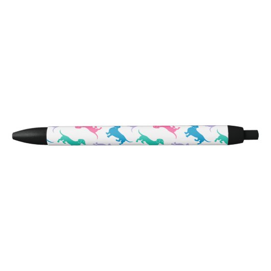 Dachshunds met kleverige pasta zwarte inkt pen (Voorkant)