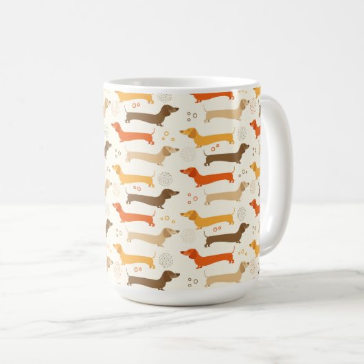 Dachshunds-Mok Koffiemok (Voorkant rechts)