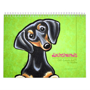 Dachshunds Off-Leash Art™ Vol 1 Kalender
