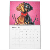 Dachshunds Off-Leash Art™ Vol 1 Kalender (Feb 2027)