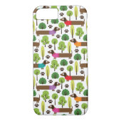 Dachshunds on a Walk in Park Case-Mate iPhone Case (Achterkant)