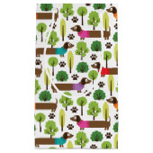 Dachshunds on a Walk in Park Klein Cadeauzakje (Voorkant)