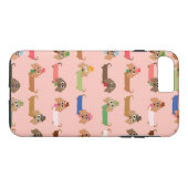 Dachshunds on Pink Case-Mate iPhone Case (Achterkant (Horizontaal))