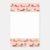 Dachshunds on Pink Post-it® Notes (Voorkant)