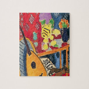 Dachshunds onder stijl Tabelmatisse Legpuzzel