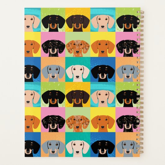 Dachshunds Planner (Achterkant)