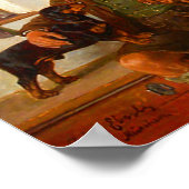  Dachshunds Poster (Hoek)