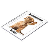 Dachshunds Rock Notitieboek (Linkerzijde)