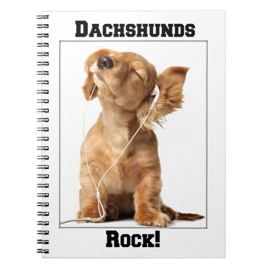 Dachshunds Rock Notitieboek (Voorkant)