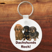 Dachshunds Rock Sleutelhanger (Voorkant)