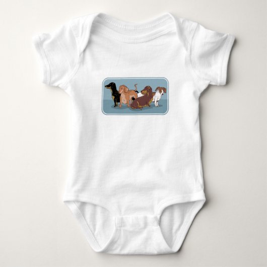 Dachshunds Romper (Voorkant)