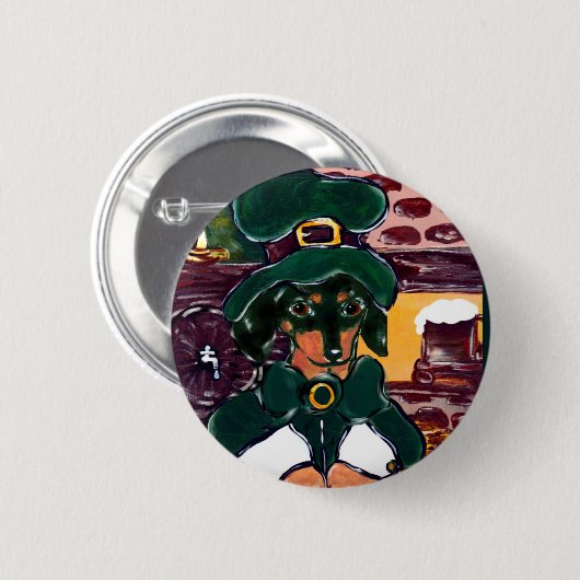 Dachshunds Ronde Button 5,7 Cm (Voorkant /achterkant)
