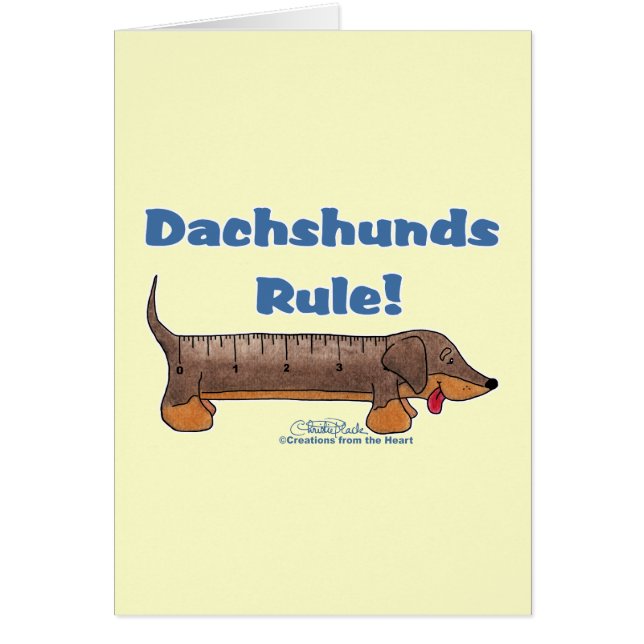Dachshunds Rule (Voorkant)
