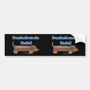 Dachshunds Rule Bumpersticker