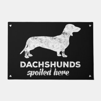 Dachshunds Spoed hierheen Deurmat