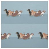 Dachshunds Stof (Swatch)