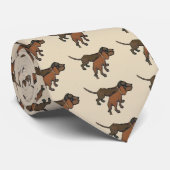  Dachshunds Stropdas (Opgerold)