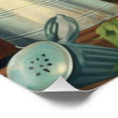 Dachshund's tuinieren avontuur perfect poster (Hoek)