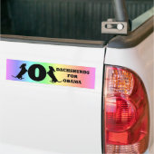 dachshunds voor Obama Bumpersticker (Op Truck)