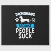 Dachshunds with My Friends Cadeaupapier (Vlak)
