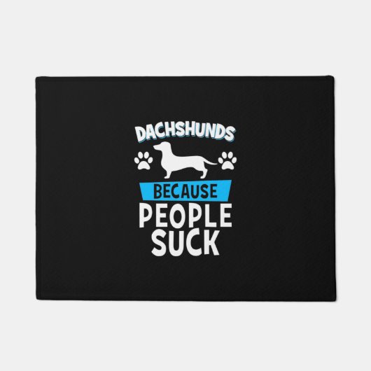 Dachshunds with My Friends Deurmat (Voorkant)