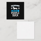 Dachshunds with My Friends Notitiekaartje (Voorkant / Achterkant)