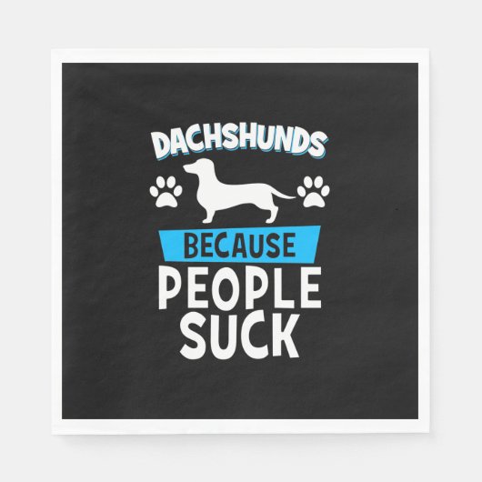 Dachshunds with My Friends Servet (Voorkant)