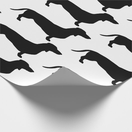 Dachshundverpakkingspapier Cadeaupapier (Hoek)