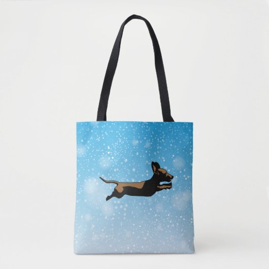 Dachshundzak Tote Bag (Voorkant)