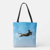 Dachshundzak Tote Bag (Achterkant)