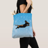 Dachshundzak Tote Bag (Dichtbij)