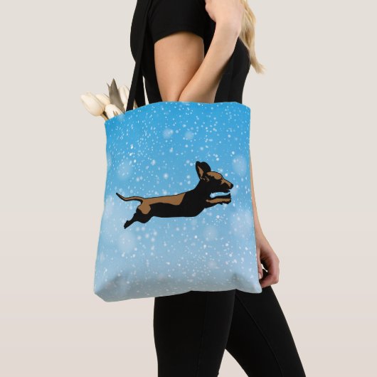 Dachshundzak Tote Bag (Dichtbij)