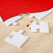 Dachsie Dachshund met hart Legpuzzel (Zijkant)