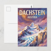 Dachstein Gletsjer Oostenrijk Briefkaart (Voorkant / Achterkant)