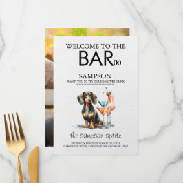 Dachsund Bar Menu
