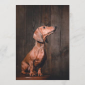 Dachsund Bar Menu (Achterkant)