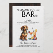 Dachsund Bar Menu (Voorkant / Achterkant)