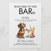Dachsund Bar Menu (Voorkant)