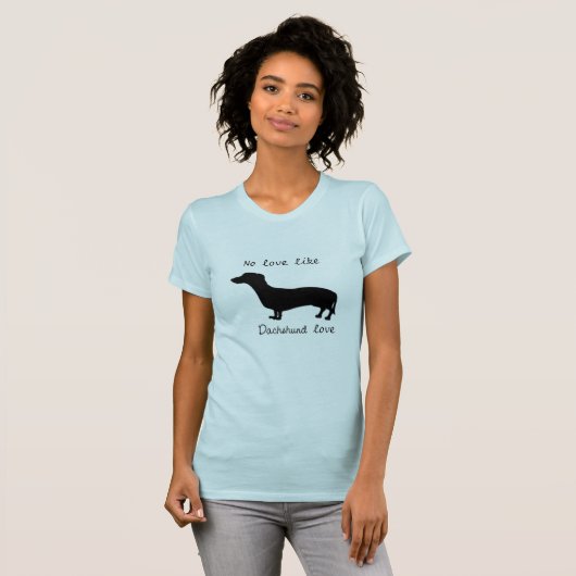 Dachsund Love T-shirt (Voorkant volledig)