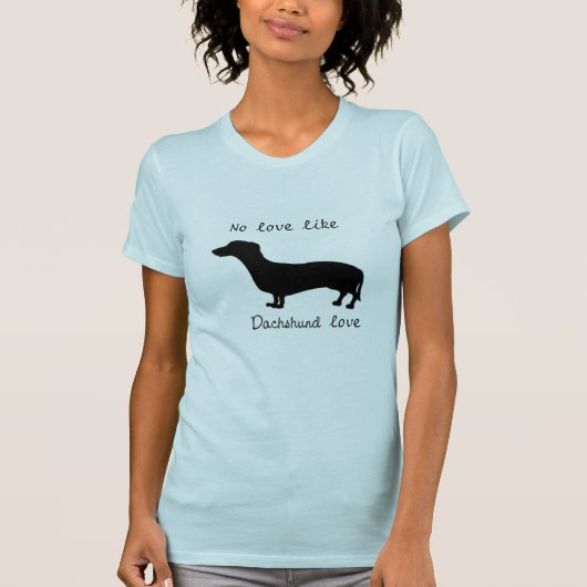 Dachsund Love T-shirt (Voorkant)