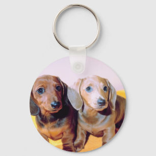 Dachsund "puppy" sleutelhanger