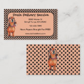 Dachsund Red Doxie Visitekaartjes (Voorkant / Achterkant)