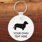 Dachsund Sleutelhanger (Voorkant)