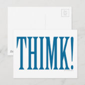 DACHT! BRIEFKAART (Voorkant / Achterkant)