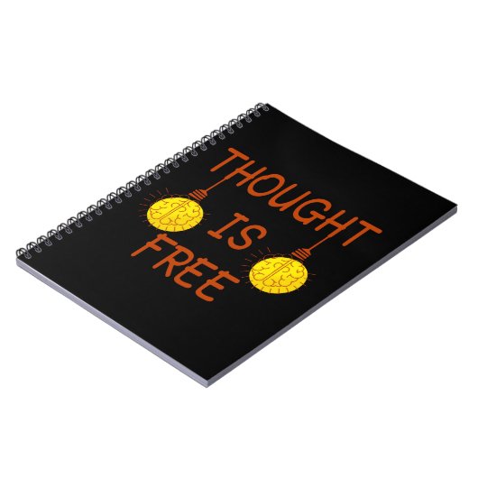 Dacht is gratis notitieboek (Linkerzijde)